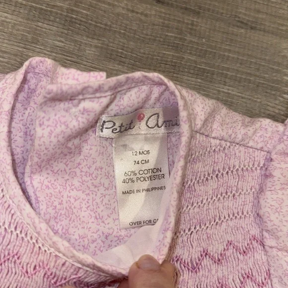 Petit Ami Pink Smocked Kids Dress - Picture 3 of 7